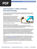 Anti Semitism a Pillar of Islamic Extremist Ideology
