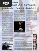 artsita como trabalhador