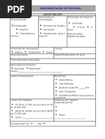 FORM. RH - MOVIMENTAÇÃO DE PESSOAL