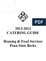 2013-2014 Catering Guide
