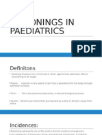 Poisonings in Paediatrics