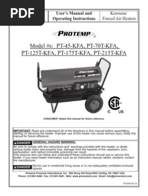 Kfa PT Eng Oipm | PDF | Kerosene | Hvac