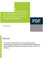 Data, Information and Knowledge Management Framework and The Data Management Book of Knowledge (DMBOK)