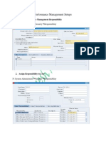 Performance Management Setups