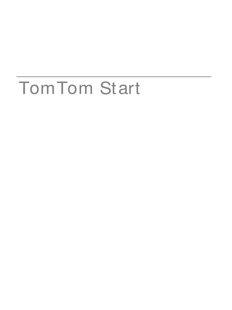 TomTom Start Reference Guide ES | PDF | Batería (electricidad ...