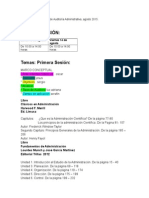 0 Horario y Temas Auditoría Administrativa