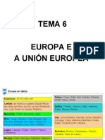 Tema 6 Europa e A UniÓn Europea