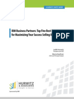 Five Best Practices for Success Selling IBM Software White Paper 021014 Final