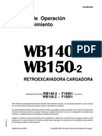 O&M WB140-2, WB150-2 140F10001,150F10001 Up GSAM00900 PDF