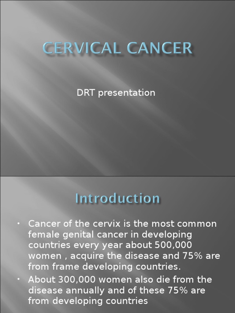 Cervical Cancer | PDF | Cervical Cancer | Radiation Therapy