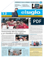 Edición Impresa El Siglo 12-09-2015