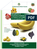 Management of Production Problems in Tropical Fruit Crops