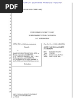 15-09-11 Apple-Samsung Joint Case Management Statement