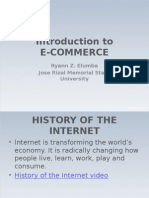 Introduction To E-Commerce: Ryann Z. Elumba Jose Rizal Memorial State University