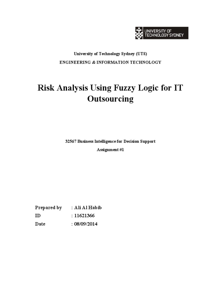 Fuzzy Logic Risk Analysis for IT Outsourcing | PDF | Outsourcing | Risk