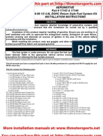 Aeromotive Installation Instruction Manual: Part # 17143 & 17144