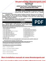 Aeromotive Installation Instruction Manual