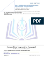 Existence of solution for a coupled system ofVolterra type integro - differential equations with nonlocal conditions