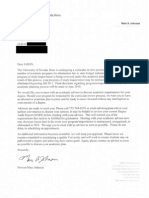 Marc Johnson Letter - Redacted For Privacy