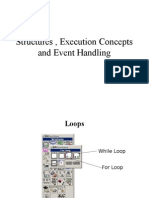 Structures, ESDDAxecution Concepts and Event Handling
