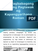Mga Pagbabagong Dulot NG Paglawak NG Kapangyarihang Roman (Group 6)