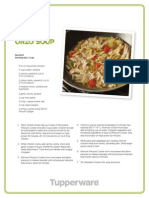 Chicken Orzo Soup - Tupperware Recipe