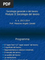 Sociologia Del Lavoro