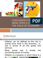 Challenges Faced by India Over A Decade in The Field of Economy