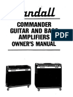 CommanderGuitar&BassAmps OwnersManual