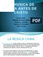 La Musica de China Antes de Cristo