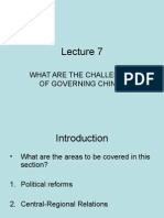 What Are The Challenges of Governing China?