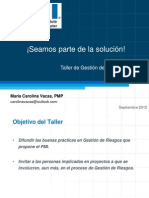 PMI - Taller de Riesgos 092012 v2 - 0