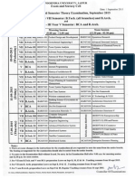 MSE TimeTable VTH VIISem Theory Practical2015