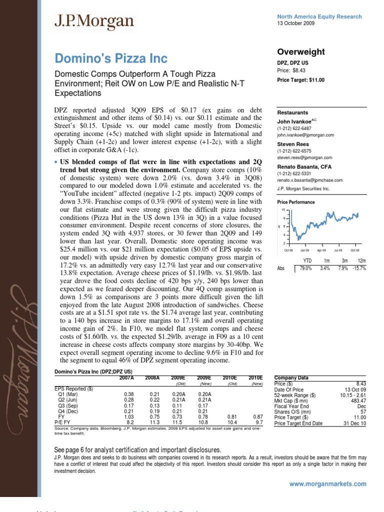 North America Equity Research | PDF | Jp Morgan Chase | Financial Analyst