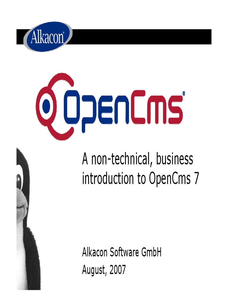 OpenCms 7 Business Overview Guide | PDF | Page Layout | Xml