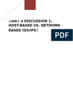 Unit 4 Discussion 1_Host-Based vs. Network-Based IDSs - IPSs