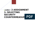Unit 2 Discussion 1_Selecting Security Countermeasures