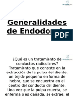 Generalidades de Endodoncia