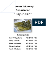 Makalah Sayur Asin