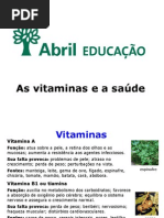 As Vitaminas e a Saude