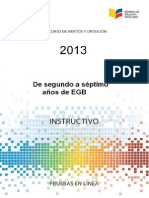 Instructivo 2a7 EGB 2013