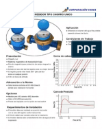 Catalogo LXSC-13D3 a LXSC-40D3 Tipo Chorro Unico