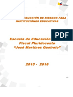 Formato Plan de Reduccion de Riesgos MinEduc Alf Jose Martinez Queirolo 2015 2016