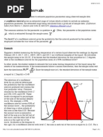 Confidence Intervals