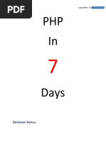 Download Learn PHP in 7 Days by Abhilash Sahoo SN28054505 doc pdf