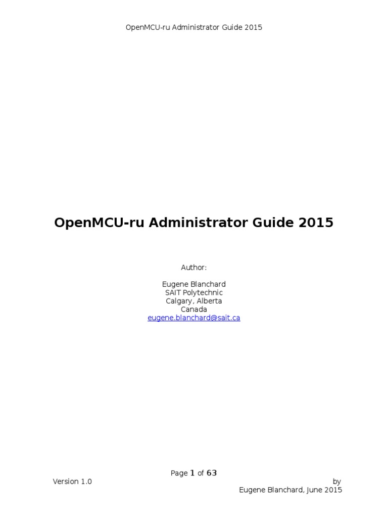 Admin Guidel English Ver 100 | PDF | Session Initiation Protocol ...