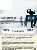 Subsistema de Administración de Datos