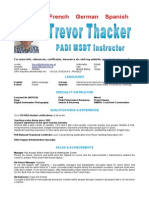 Trevor Thacker CV
