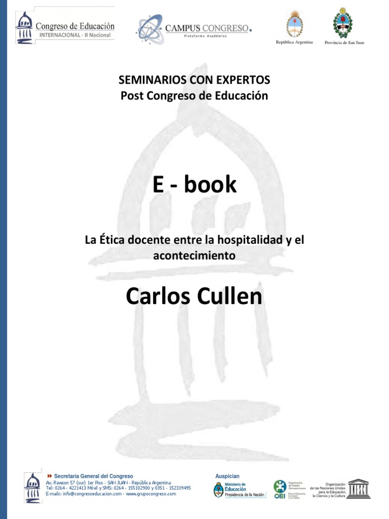 Ética de la Hospitalidad en Educación | PDF | Conocimiento | Epistemología