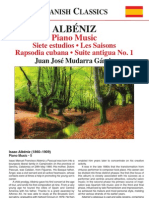 ALBÉNIZ, I.- Piano Music, Vol. 5 (Mudarra Gámiz) - 7 Studies in the Natural Major Keys : Les saisons : Rapsodia Cubana